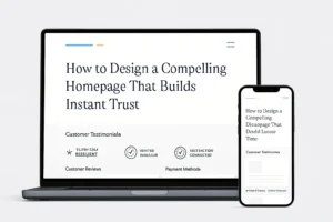 How to Design a Compelling Homepage That Builds Instant Trust