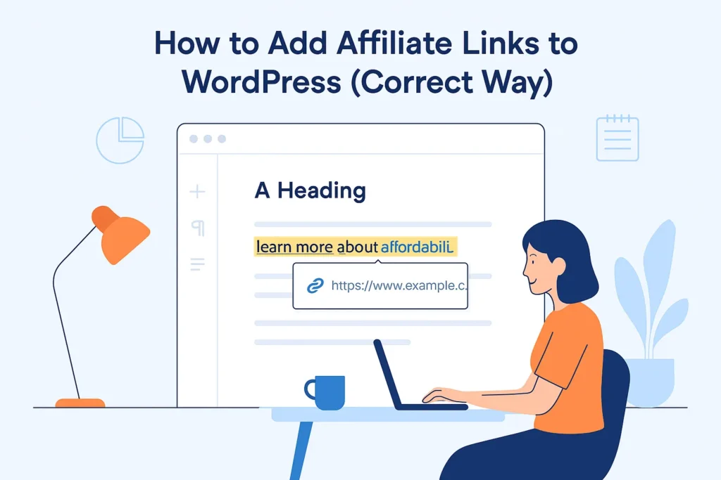 How to Add Affiliate Links to WordPress (Correct Way)