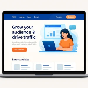 Conversion-Focused Blog Homepage Design