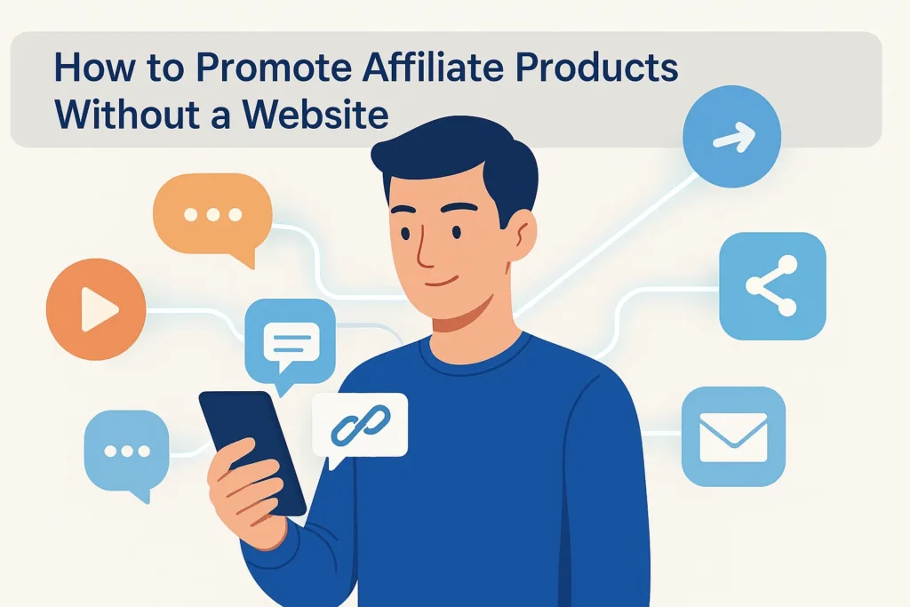 How to Promote Affiliate Products Without a Website