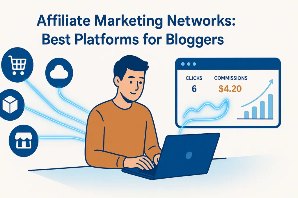 Affiliate Marketing Networks connecting bloggers with brands and tracking commissions