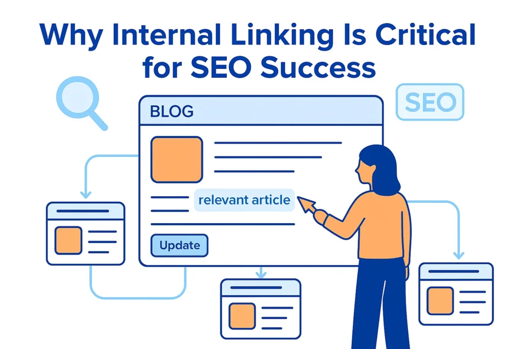 Internal linking SEO benefits shown through improved authority and rankings