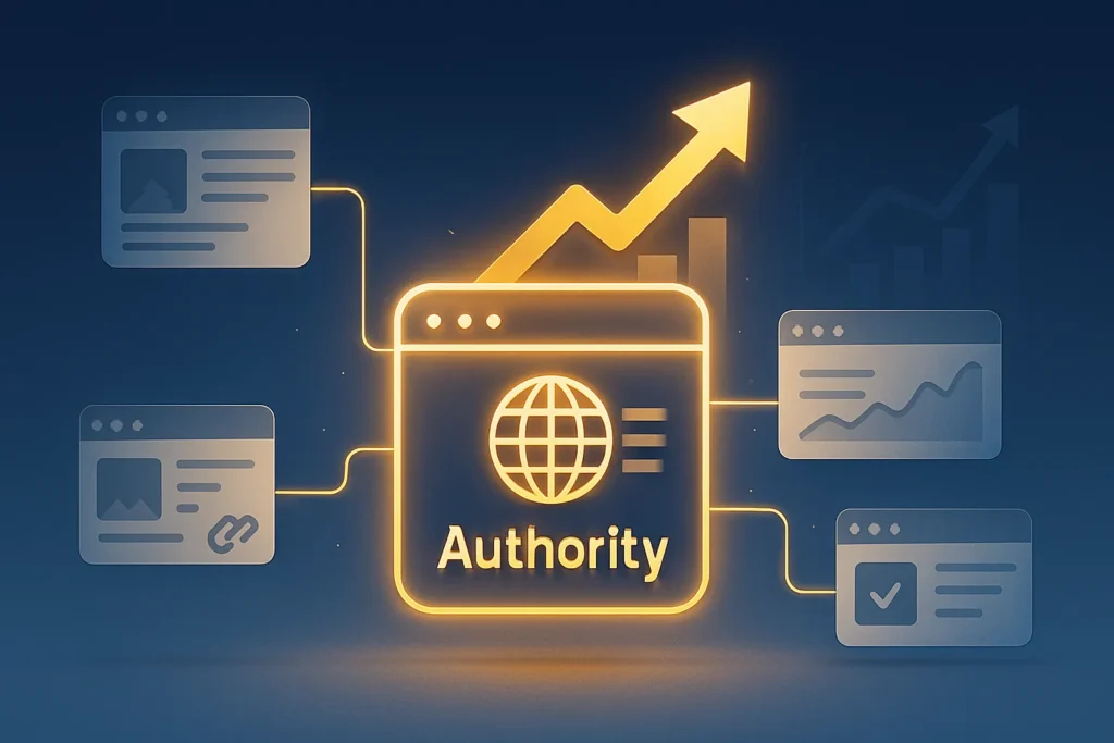 Increase Domain Authority through strategic SEO growth and quality backlinks