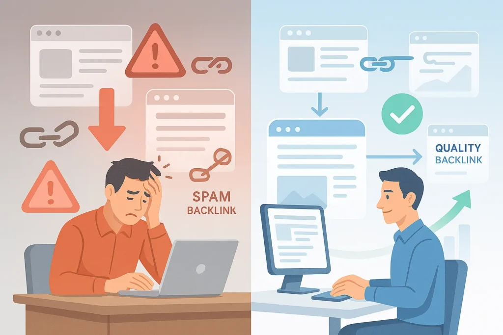 Common SEO mistakes that damage website authority and backlink profile